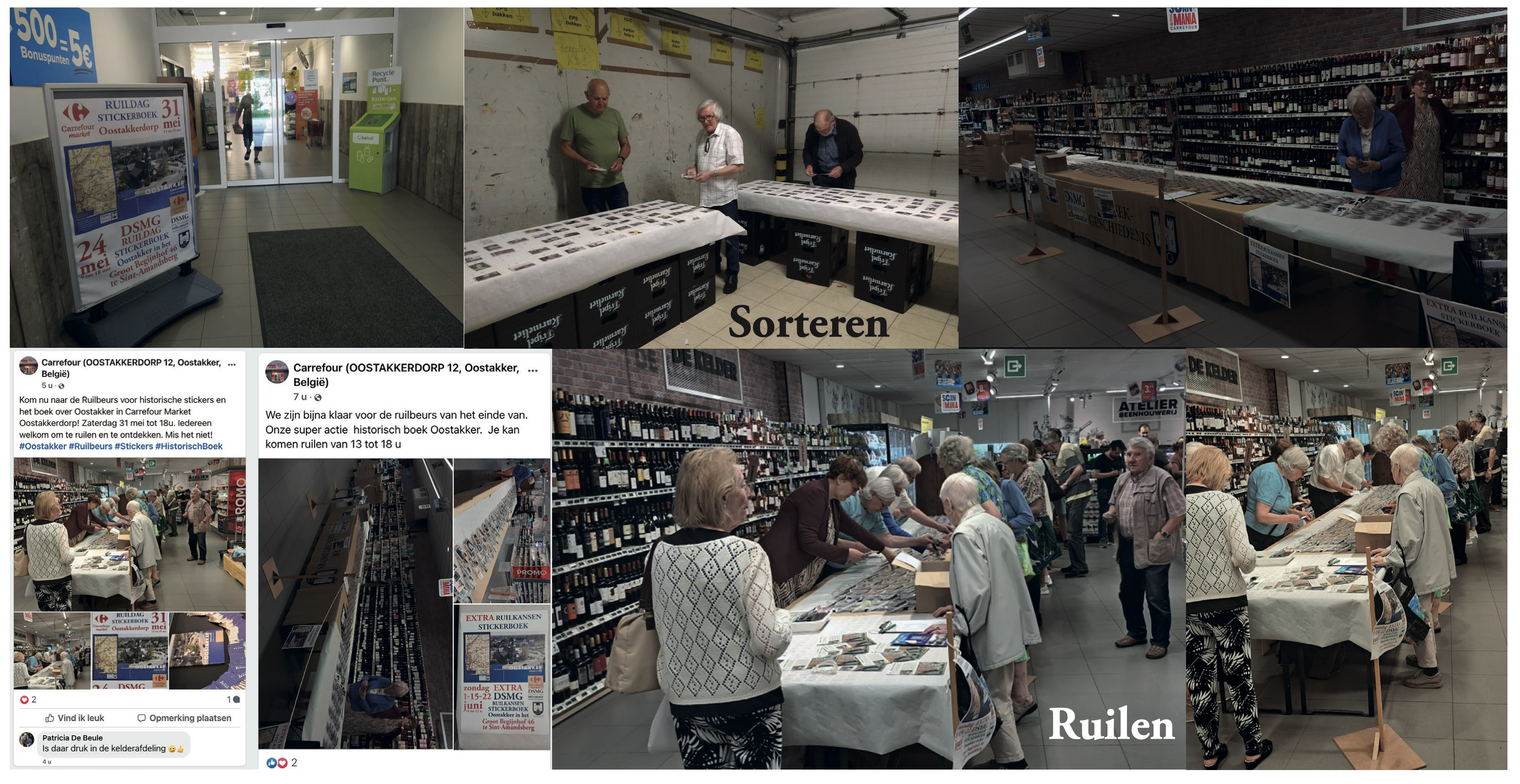 Sfeerbeelden  in Carrefour Oostakker Dorp